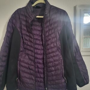 Women's Purple and Black Jacket